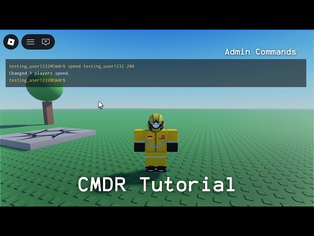 How to Install Cmdr and Create Custom Commands in Roblox Studio | Roblox Studio Tutorial