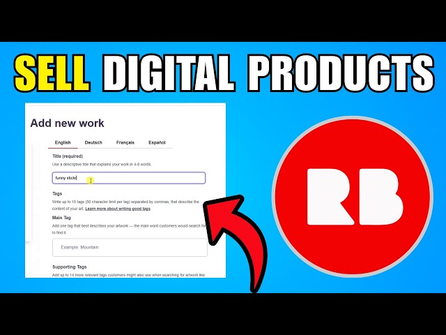 How To Sell Digital Products On Redbubble (2026) (Best Method)