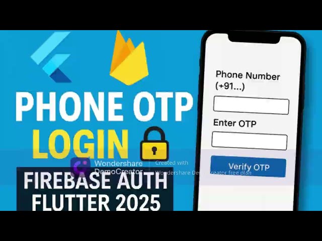 Flutter Firebase Phone Authentication with OTP UI | Full Step-by-Step Tutorial (2025)