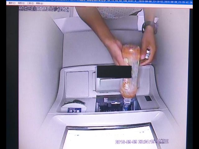 Man pours beverages into ATMs to steal cash