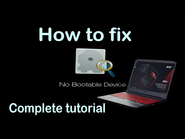 FIXING LAPTOP NO BOOTABLE DEVICE AND HOW TO REFORMAT UEFI WITHOUT LEGACY ( BISAYA ) PART 1