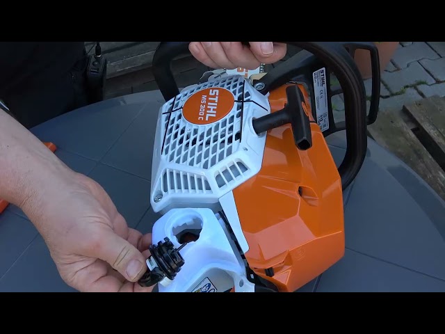 Stihl Petrol Chainsaw MS 300 C-M - The new chainsaw for professional use!