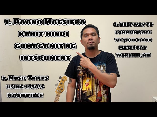 NASHVILLE NUMBER SYSTEM TUTORIALS (TAGALOG)