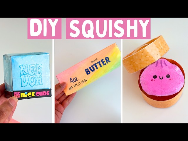 I Made Viral TikTok Squishy Using PAPER At Home!
