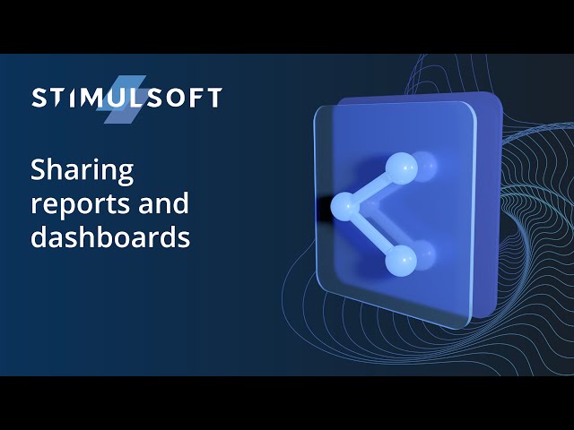 Share reports and dashboards from the report designer (2022)