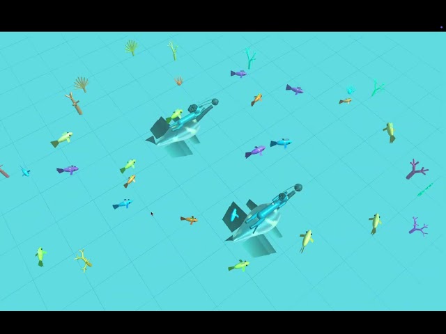 Computer Graphics Project 1 - Avatar Pandora Underwater Scene (OpenGL)