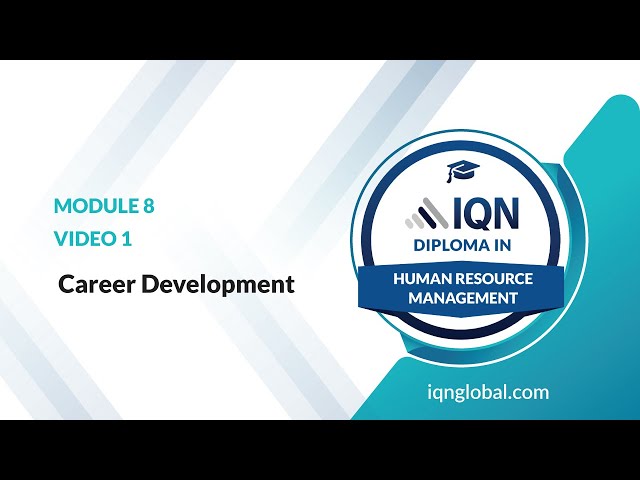 Module 8 - Video 1 - Career Development