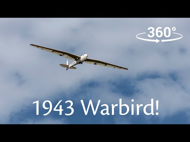 Flying a Luftwaffe 1943 Kranich Warbird in 360 | Flying Simon