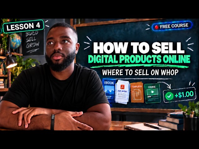 How To Sell Digital Products On Whop (Whop Tutorial For Beginners)
