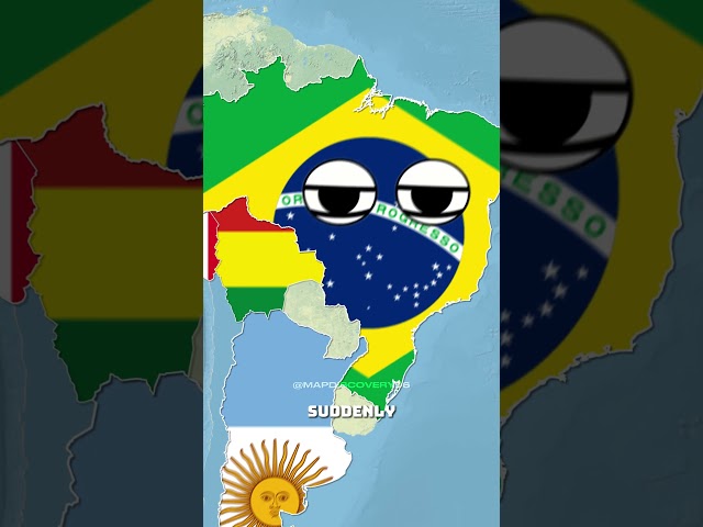 What If Chile 🇨🇱 Suddenly Disappeared? #shorts #mapping #viral