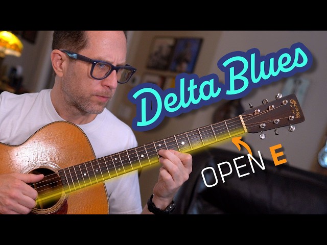 Add the E string and repeatable licks for a Delta Blues vibe - Blues Guitar Lesson - ML146