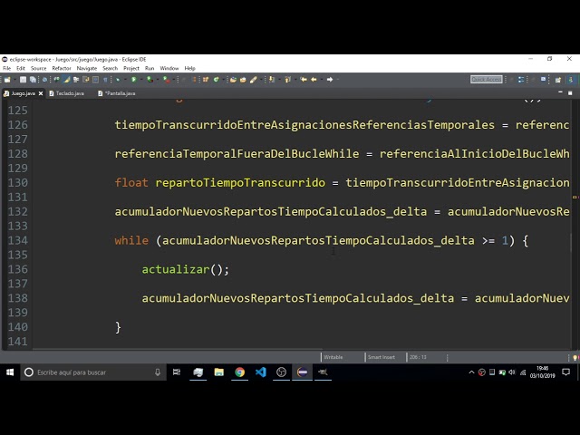 Java - Juego de rol 2d - 05 - La clase pantalla
