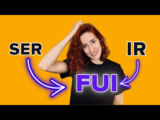 ¿Por qué el pasado de IR y SER es el igual? ¿FUI?