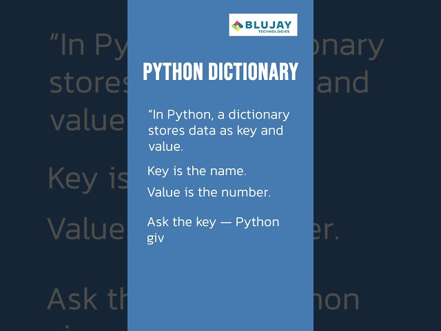 Day-7 | Python Dictionary Explained in 60 Seconds