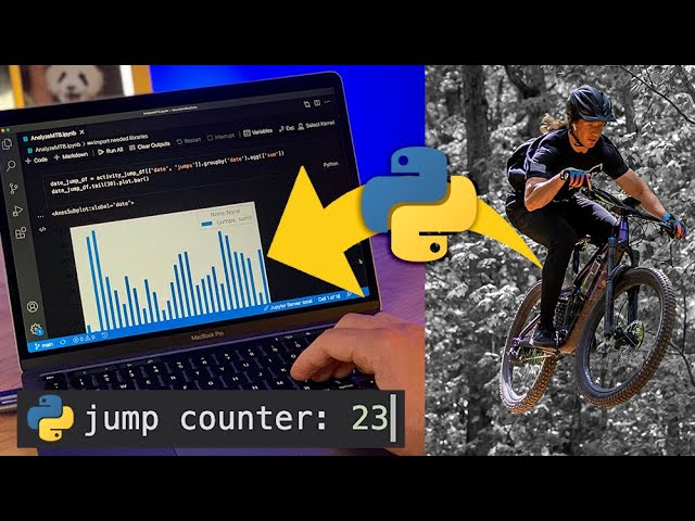 I used Python to Count my Bike Jumps!