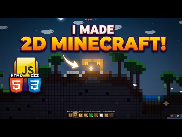 I Tried to Recreate Minecraft Using HTML, CSS & JavaScript