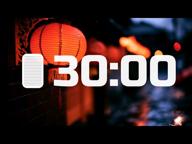 30 Minute Timer | No Music No Sound Silent Countdown