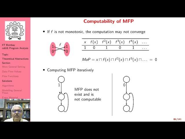 Lecture 8: Solutions of Data Flow Analysis (Part B)