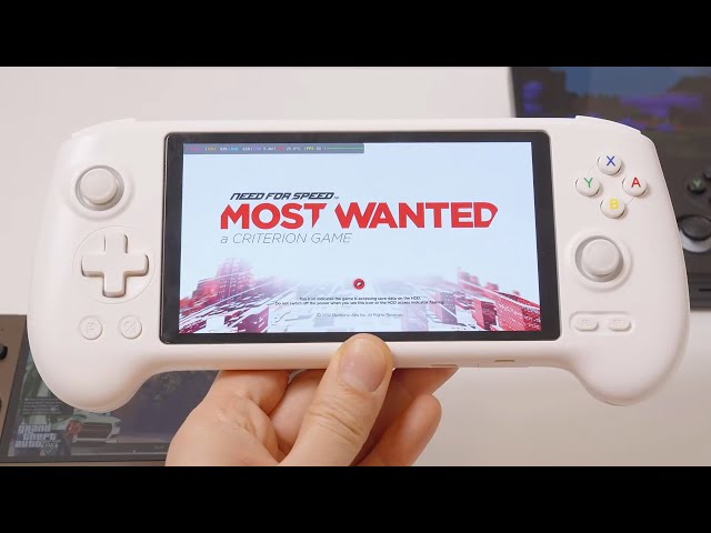 ANBERNIC RG557, GammaOS, GameHub Lite, Need for Speed: Most Wanted (2012) and more tested