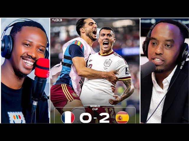 FRANCE 0:2 SPAIN 💥 Umva live uko RUGAJU asesenguye iyi game ATI" SPAIN iragitwara " 👀🔥