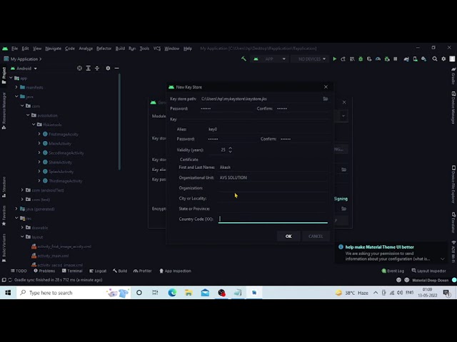 How to import Source code in android studio || How to create abb file for google playstore