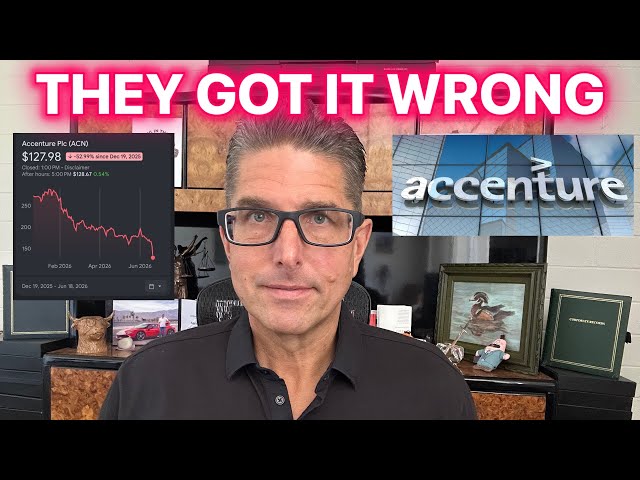 50% COLLAPSE OF ACCENTURE IN 6 MONTHS IS AN OMINOUS SIGN FOR AI - IT’S FAR WORSE THAN BAD EARNINGS 