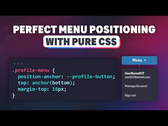 CSS Popover + Anchor Positioning is Magical