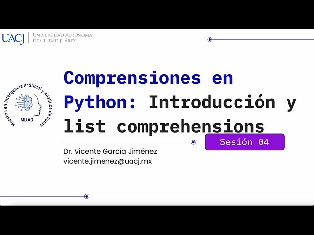 Comprehensions en Python: Introducción y List Comprehensions