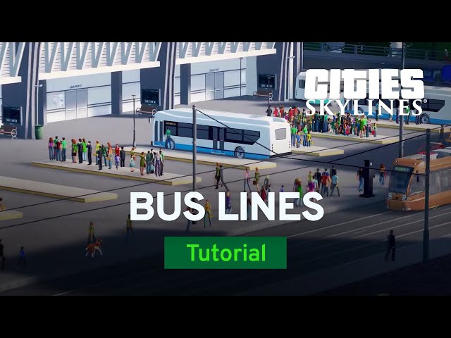 Bus Lines and Low Capacity Transit with bsquiklehausen | Modded Tutorial | Cities: Skylines