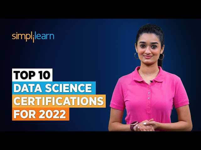 Top 10 Data Science Certifications for 2026 | Data Science Certification | Data Science |Simplilearn