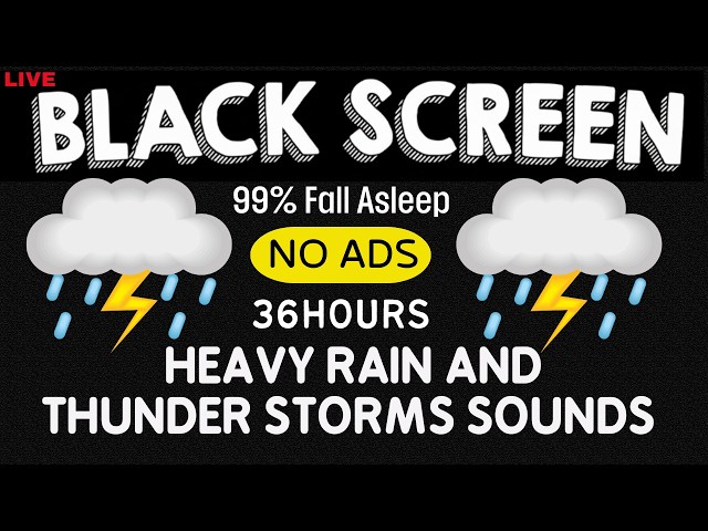 🔴 Defeat Insomnia in 3 Minutes - Deep Sleep Rain Sounds for Calm Nights Tonight
