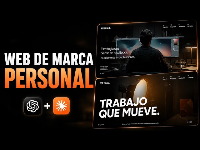 Crea una WEB de MARCA PERSONAL con HTML + Claude + Netlify