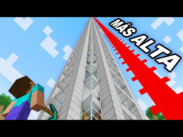 I built the tallest base in the world in Minecraft