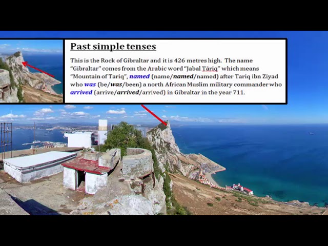 Learn English Past Simple - Gibraltar | Gold Lotus 360° VR