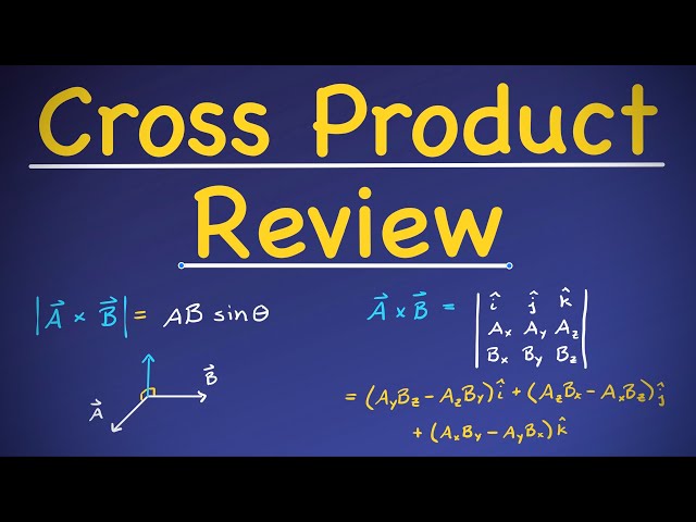 Cross Product Review [Vector Product]
