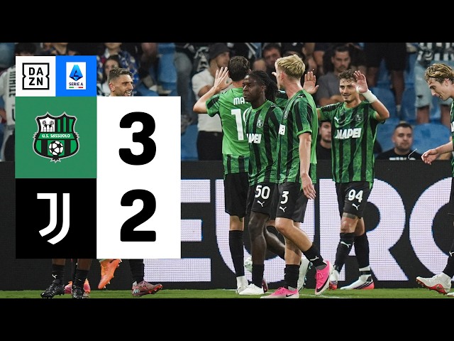 Sassuolo vs Juventus (3-2) | Resumen y goles | Highlights Serie A