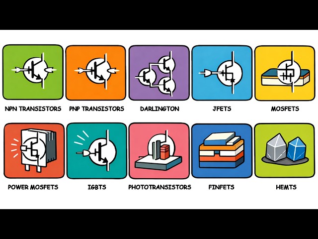Every Type of Transistor Explained in 9 Minutes