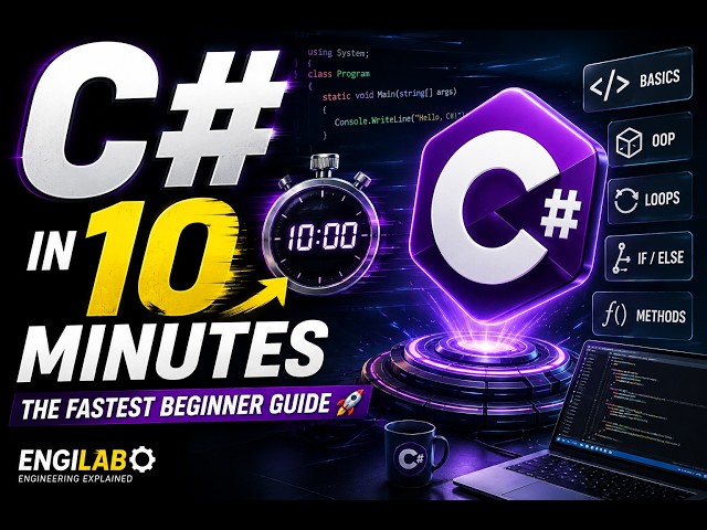 C# in 10 Minutes | The Fastest Beginner Guide