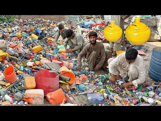 Incredible Recycling Process | Old Plastic Waste Turned into Money Saving Box in Factory