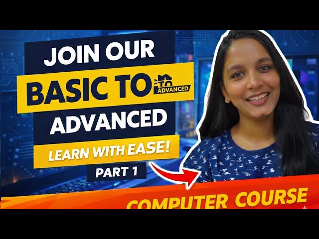 Full course of computer from basic to advanced Part 1 what is computer? how to start computer cpu