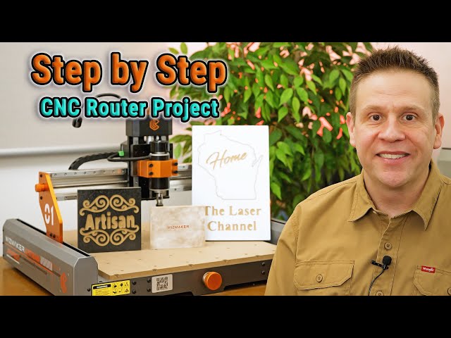 How to make CNC Router Projects-  Artisan 01 by WIZMAKER #wizmaker #cncrouter #project #howto
