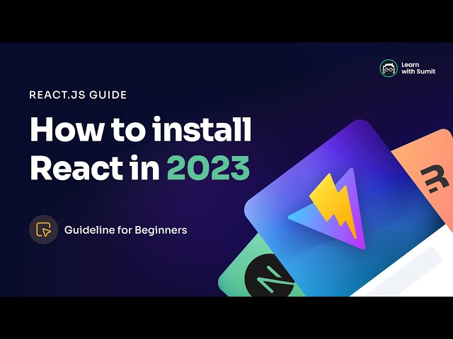 How to install React in 2023 - new react.dev Website