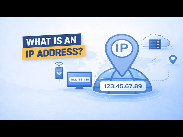What is an IP Address? | Simple Explanation for Students (Networking Basics)