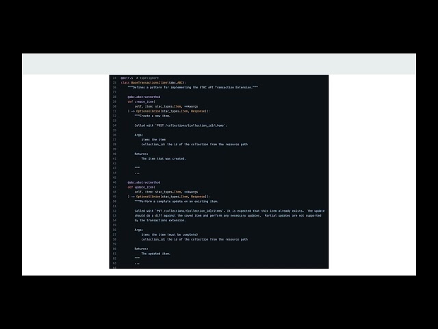 Tutorial: STAC FastAPI