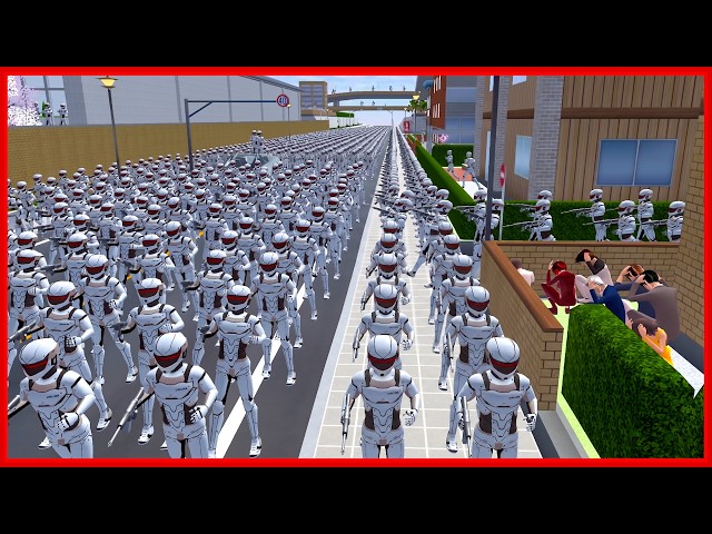 Earth Under AI Robot Rule || SAKURA School Simulator