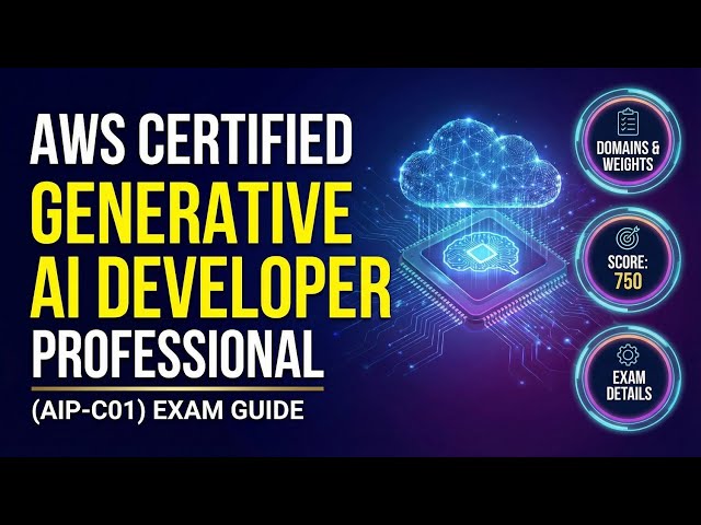 AWS Generative AI Developer Professional Certification: Full Exam Overview, Domains & Details