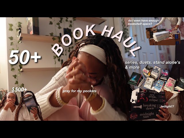 My 50+ Book Haul 📖 (i spent over $500) | Keyoríe Eliaña