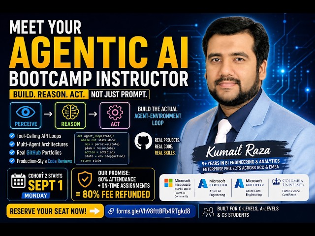 Meet Your Agentic AI Bootcamp Instructor | Cohort 2 Enrolling Now