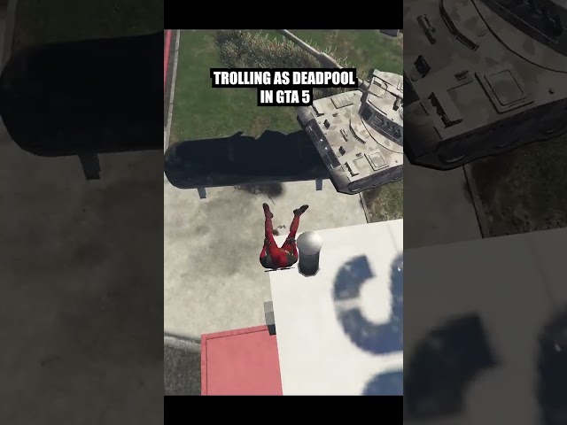 Trolling as Deadpool in GTA 5 again #gta5rp