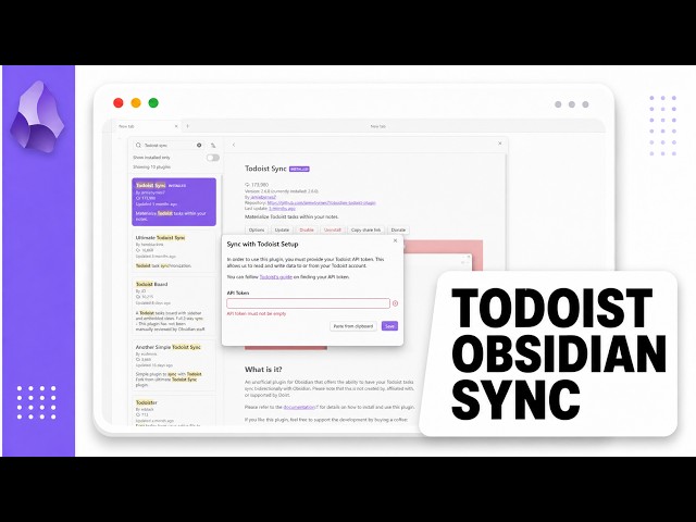 How to Integrate Todoist with Obsidian (Todoist Item Relay)